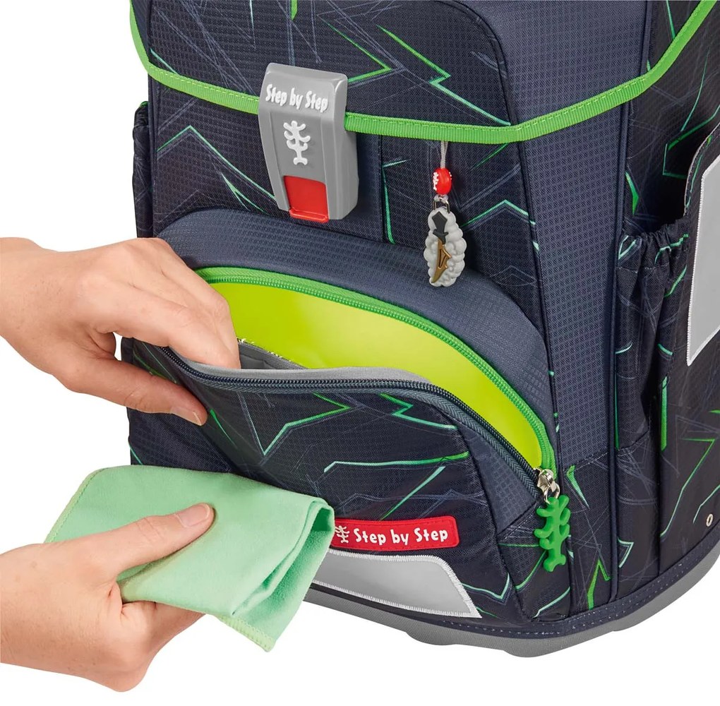 Zaino scuola Step by Step CLOUD, Ninja Kimo - set 5 pezzi