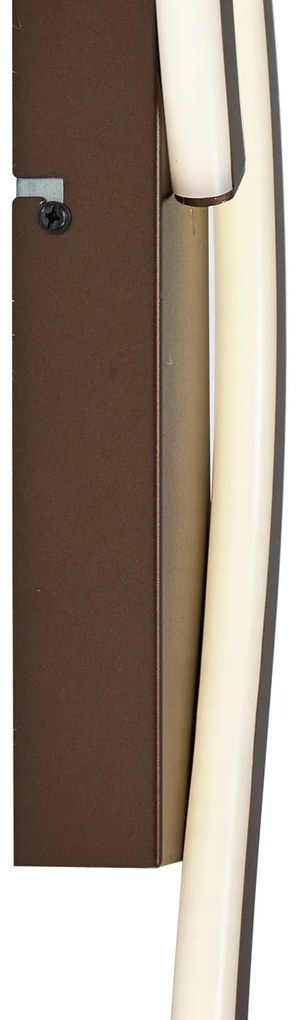 Lampada da parete di design bronzo scuro dimmerabile a 3 livelli 2 luci - Bummy