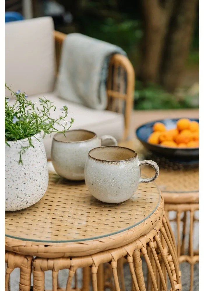 Tavolo da giardino rotondo in rattan artificiale ø 47 cm Vistdal - Bonami Essentials