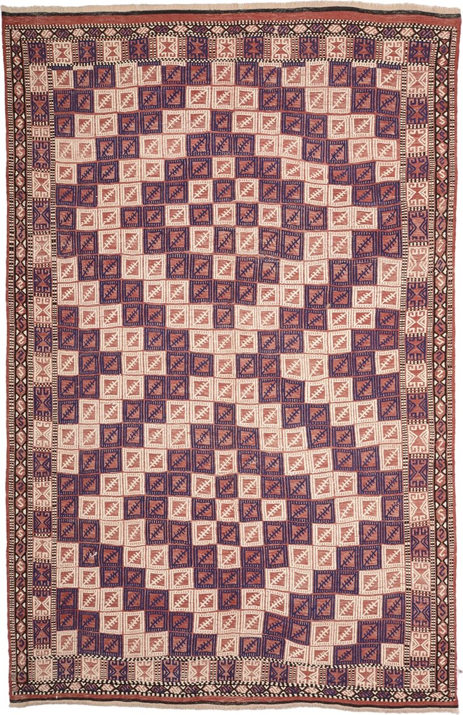 Kilim Tappeto orientale 180 x 270 (Tacchino) Annodato A Mano