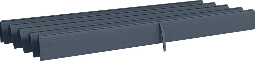 Telo di Ricambio per Pergola da Giardino 286x245 cm in Poliestere Grigio Scuro...