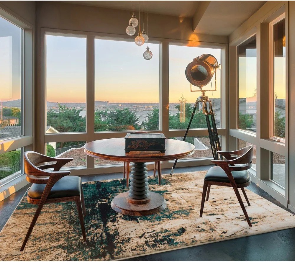 Tappeto di lana in rame 133x180 cm Max - Agnella