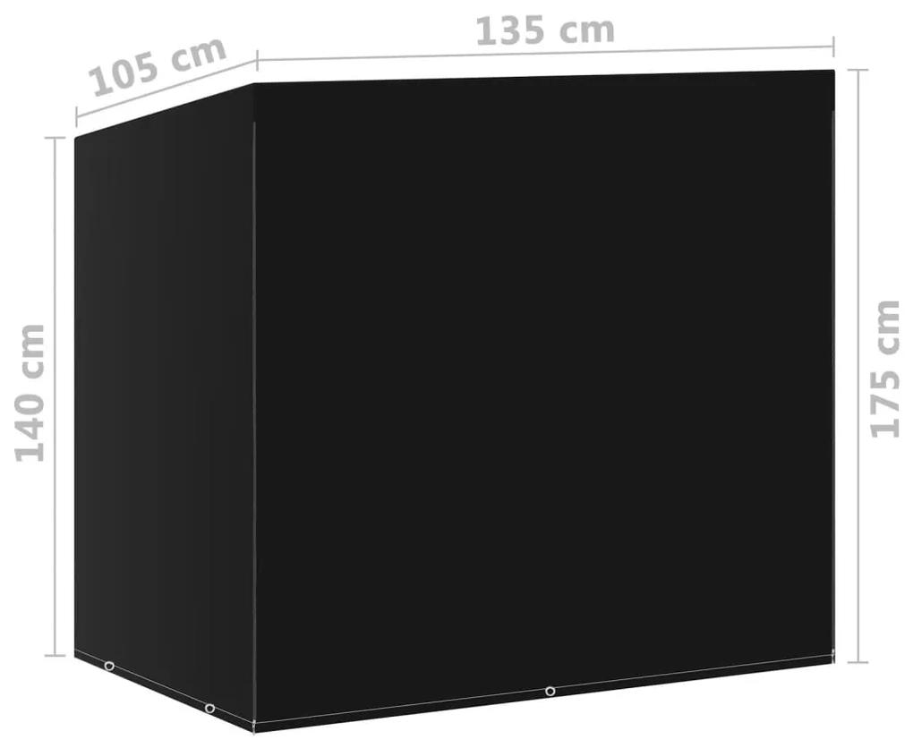Teli di Copertura per Dondolo 2 pz 6 Occhielli 135x105x175 cm