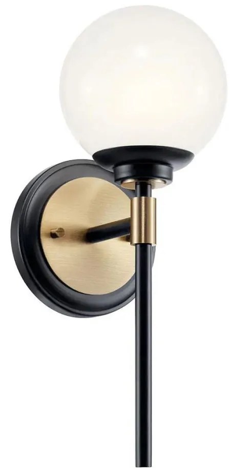 Kichler KL-BENNO1-BK-CPZ - Lampada da bagno LED BENNO 2xG9/3W/230V dorata IP44