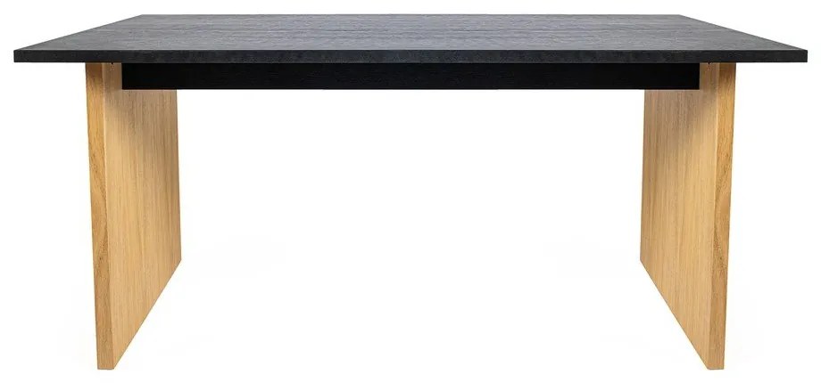 Tavolo da pranzo con piano in rovere 90x160 cm Stripe - Woodman