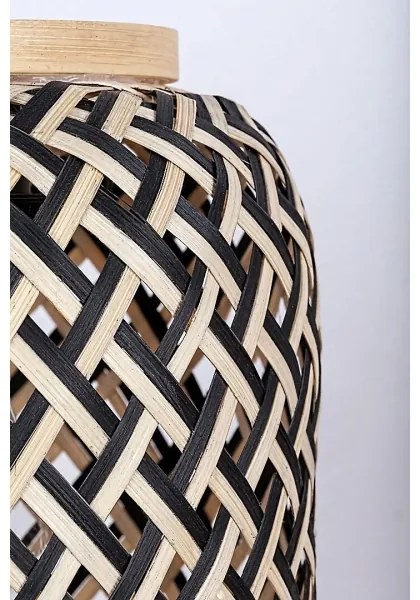 Rabalux 72093 - Lampadario ADALLA 3xE27/40W/230V in rattan su cavo