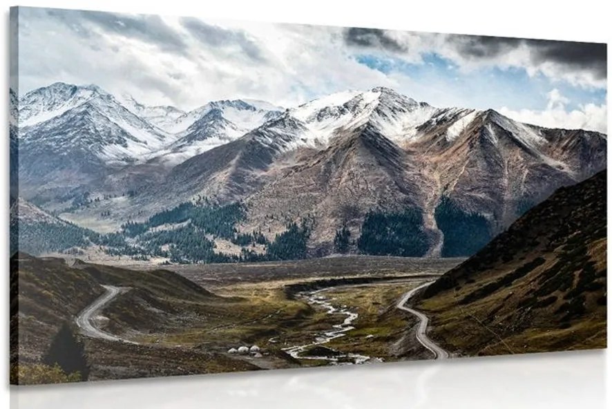 Stampa su tela – Panorama montano magnifico