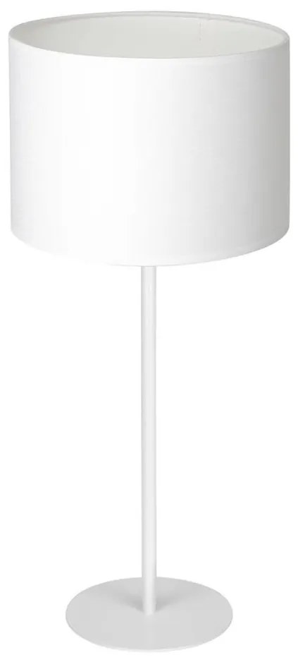 Lampada da tavolo ARDEN 1xE27/60W/230V diametro 25 cm bianco