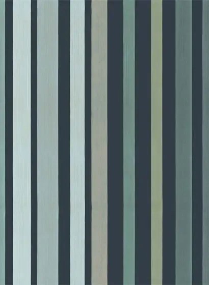 Cole & Son Carta da parati Carousel Stripe - Viridian & Greens