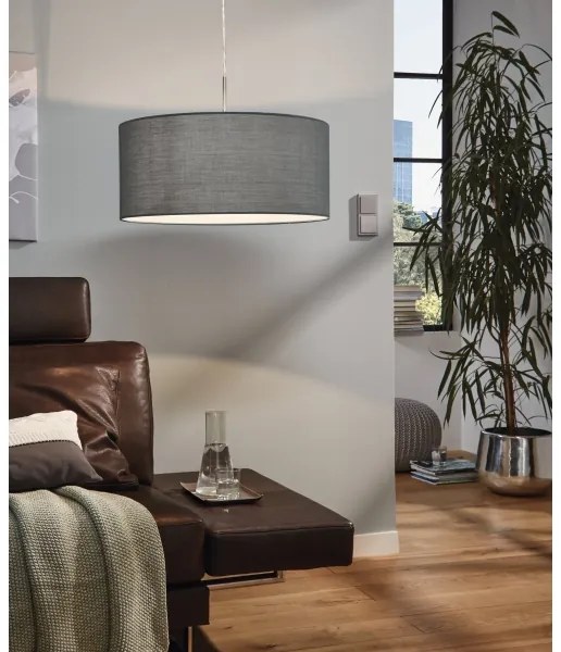 Eglo 31577 - Lampadario a sospensione con filo PASTERI 1xE27/60W/230V