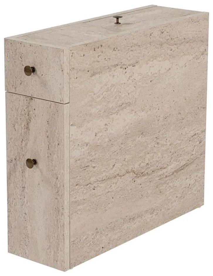 Mobile per bagno MELODY, finitura effetto marmo beige