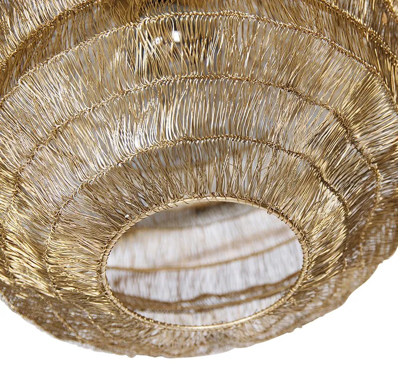 Plafoniera orientale dorata 45 cm - Vadi