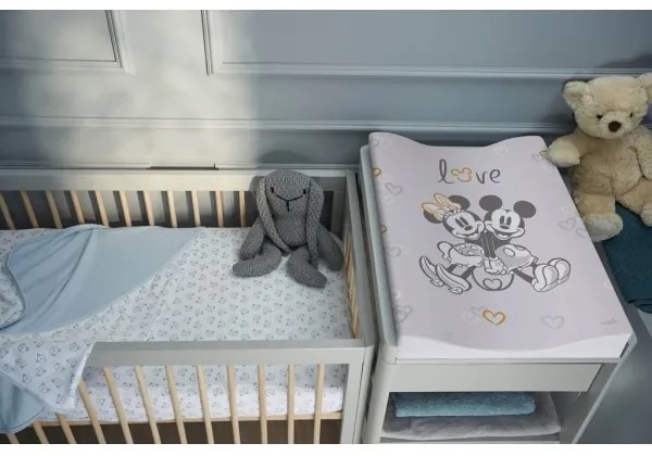 CebaBaby - Materassino fasciatoio bilaterale COZY DISNEY 50x70 cm grigio