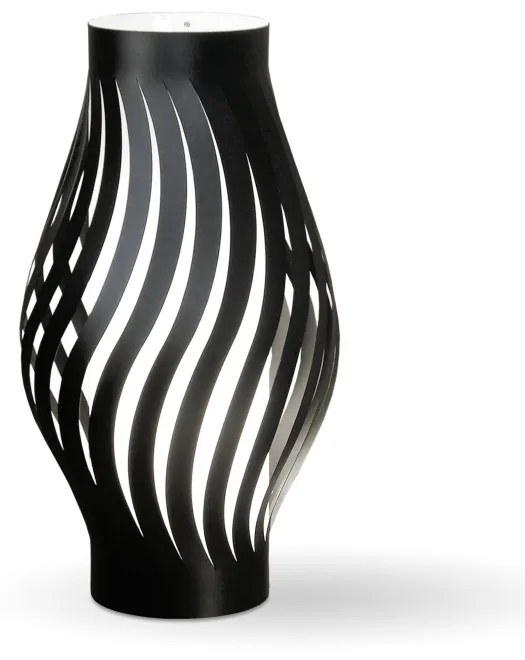 Lampada Da Scrivania-Ufficio Moderna Helios Polilux ® Nero 1 Luce E27 H61Cm