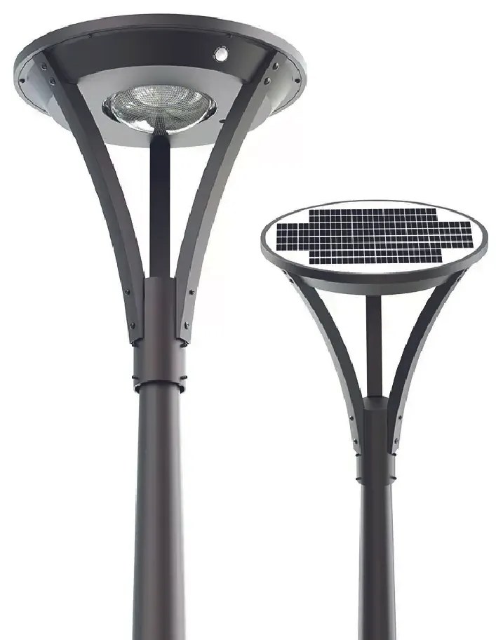 Lampione Led ad Energia Solare Park - 3000k bianco caldo