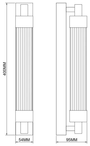 Zuma Line 003064-034730 - Lampada da parete LED KALIA LED/8W/230V ottone
