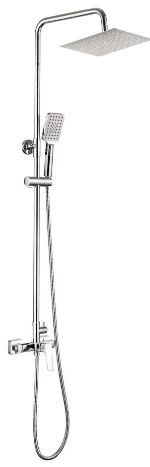 Deante NQL_04XM - Set doccia con miscelatore BLUR in cromo lucido