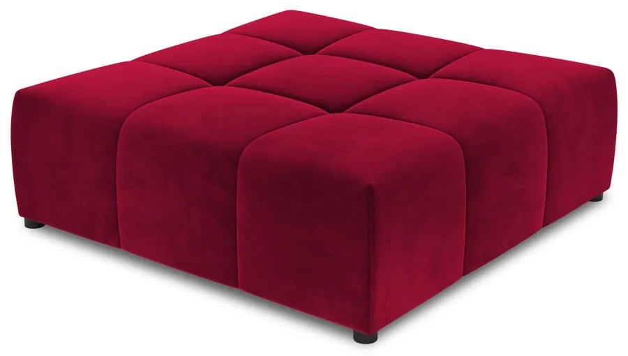 Modulo divano in velluto rosso Rome Velvet - Cosmopolitan Design