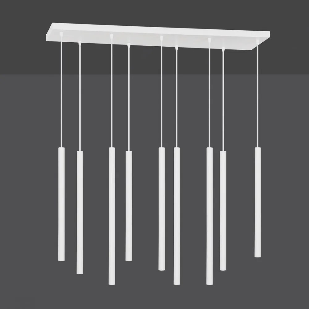 Lampada a Sospensione SELTER 9 BLACK, WHITE e GOLD Colore del corpo Bianco