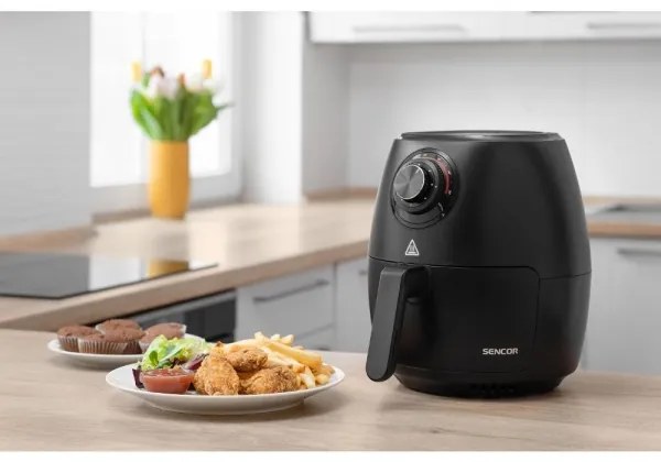 Sencor - Friggitrice a d'aria 3,5 l 1300W/230V nero