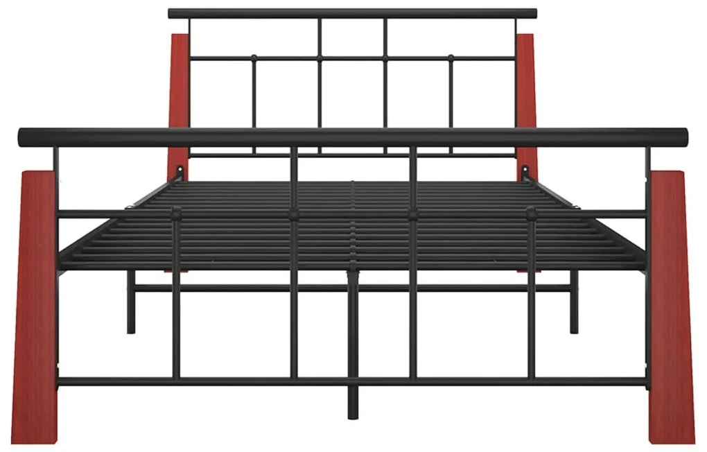 Giroletto in metallo e legno massello di rovere 120x200 cm