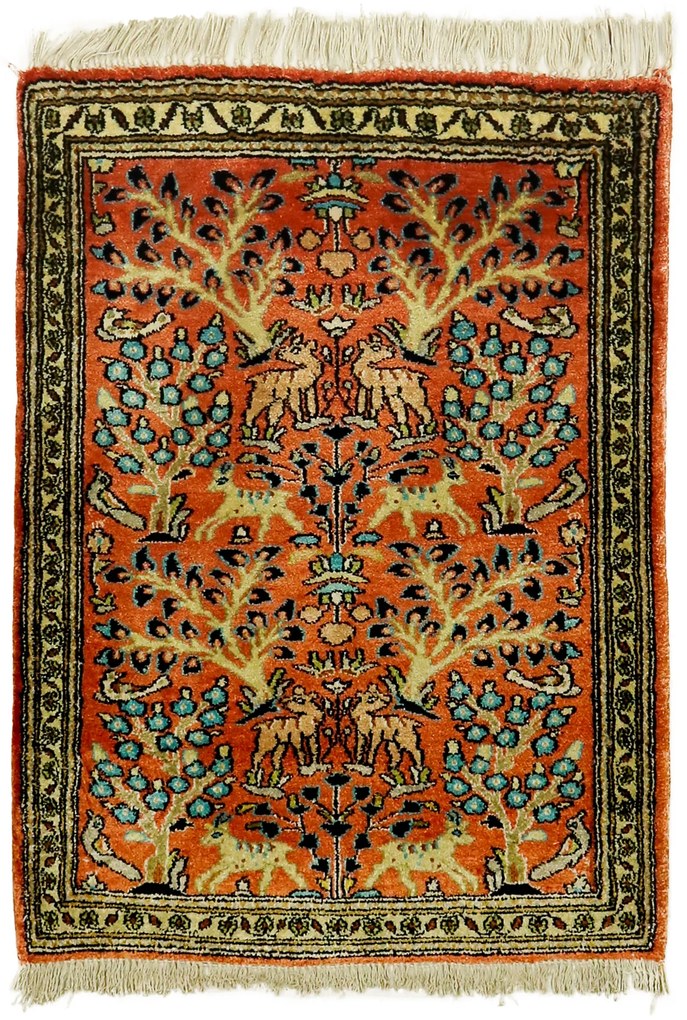 Ghom Tappeto persiano 80 x 60 (Iran) Annodato A Mano