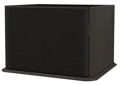 Mobile da bagno sotto lavabo BADEN HAUS Bohemia nero laccato opaco L 64 x H 42 x P 50 cm 1 cassetto, lavabo non incluso