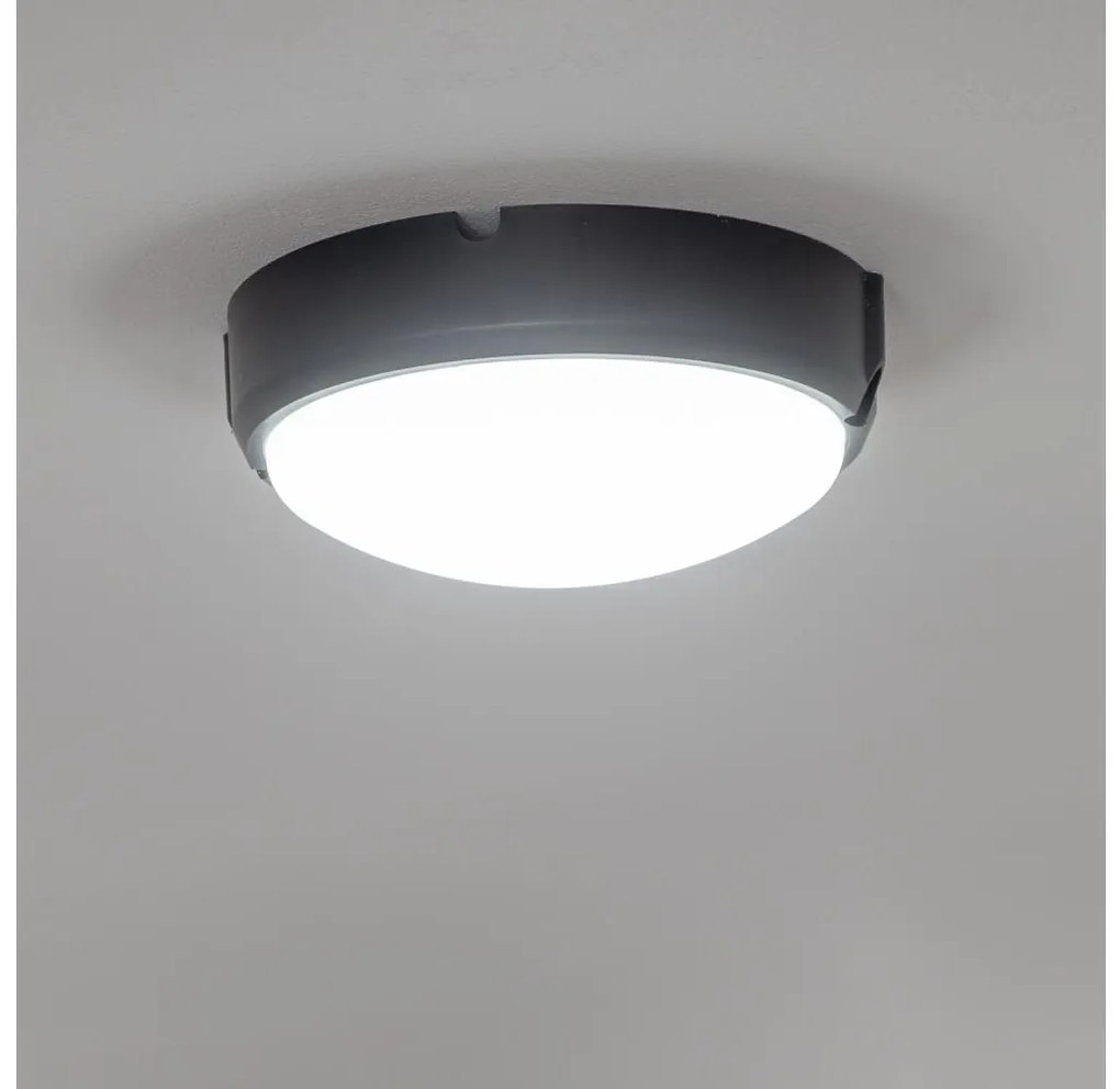 Brilagi - Plafoniera LED industriale SIMA LED/12W/230V IP65 nero