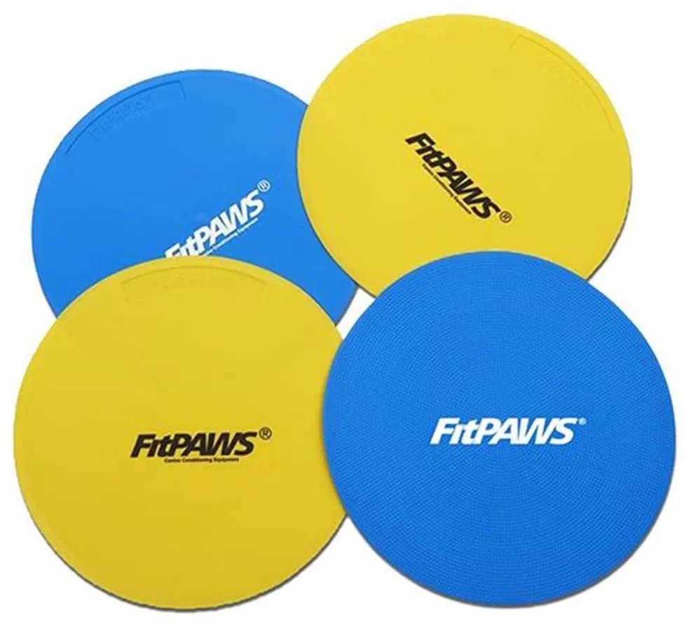 Fitpaws target per cani 4 pz giallo e blu