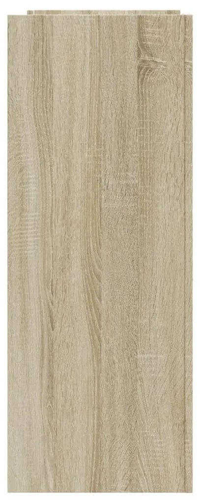 Tavolo consolle rovere sonoma 100x35x90 cm in legno multistrato