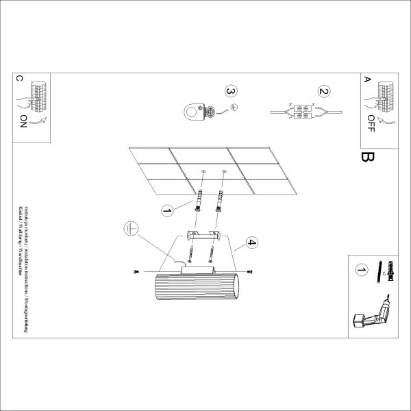Brilagi - Lampada da parete LED CRESTO 2xGU10/10W/230V 20 cm turchese
