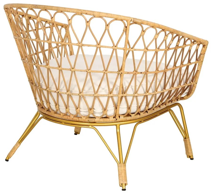 Sedia da giardino in rattan per esterni Ratta - Bonami Essentials