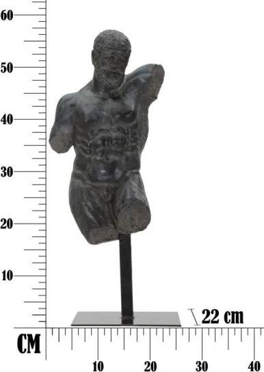 Scultura Museum Man Cm 26X22X57,5