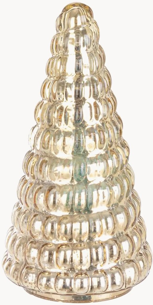 Set di 2 decorazioni natalizie in vetro Glimmer