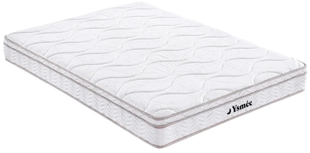 Materasso matrimoniale a molle 3 zone e memory foam 160 x 200 cm - WOLKENTANZ di YSMÉE
