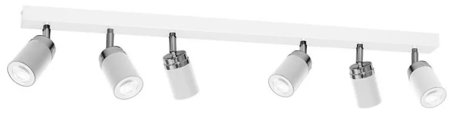 Faretto RENO 6xGU10/8W/230V bianco/cromo