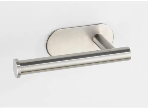 WENKO 24166100 - Portarotolo per carta igienica TURBO-LOC OREA MATT 16x7 cm acciaio inox/argento