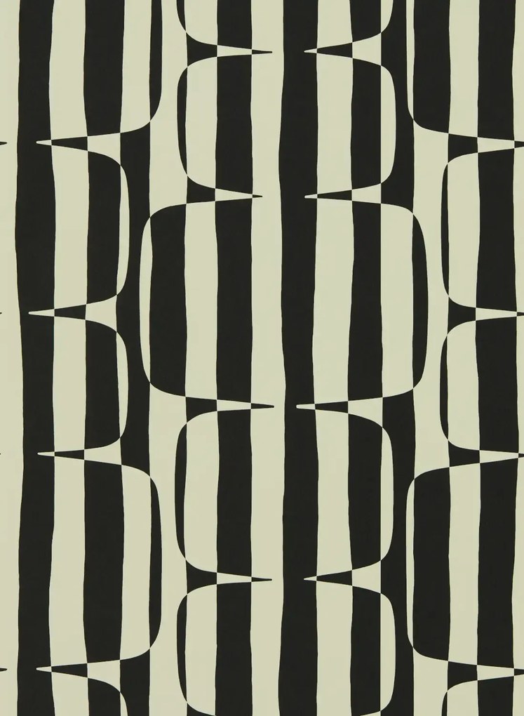 Scion Carta da parati Lohko Stripe - Liquorice