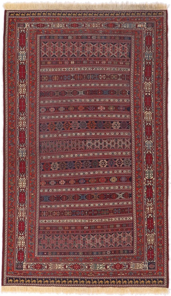 Kilim Tappeto 140x230 (Iran) Tessuto A Mano