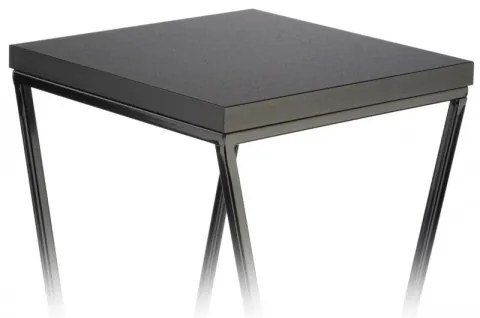Portafiori LOFT 70x24 cm nero