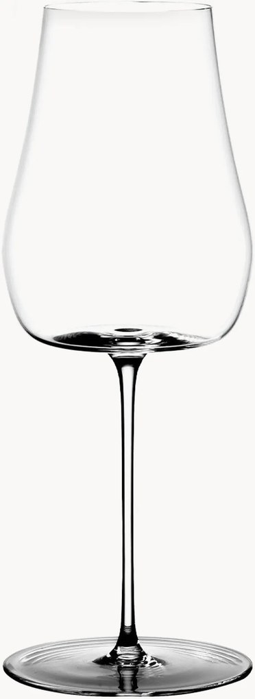 Set di 2 bicchieri da vino bianco in cristallo Green Wave