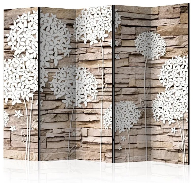 Paravento  Flowers on the Stone II [Room Dividers]  Colore ---, Dimensioni e Misure 225x172