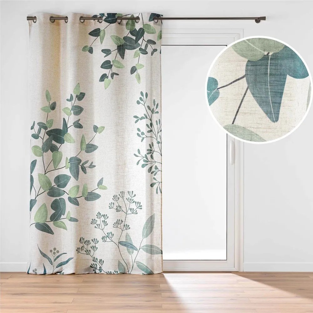 Tenda verde/beige 140x260 cm Botanica – douceur d'intérieur