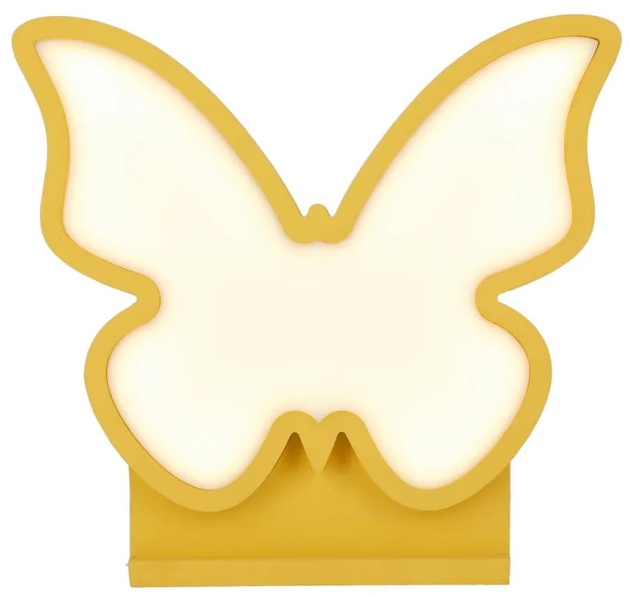 Lampada per bambini gialla Butterfly - Candellux Lighting