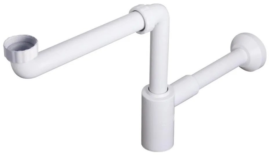 Bruckner - Vasca di raccolta mobile CRONO DN32 bianco