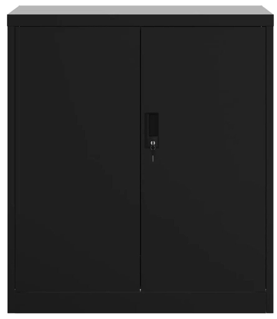 Armadio classificatore nero 79x40x90 cm in acciaio