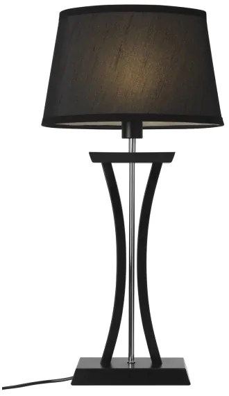 Cottex B2429SV - Lampada da tavolo NEW CHELSEA 1xE14/40W/230V nera