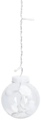 Aigostar - Catena LED natalizia da esterno 120 LED/6 W/230 V/8 funzioni 3x0,6 m IP44 bianco freddo + telecomando