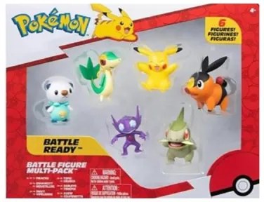 PKMN BATTLE FIGURE 6PERS DLX ASS.4