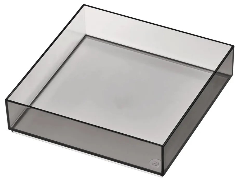 Organizer da bagno nero opaco per cosmetici in plastica riciclata - iDesign